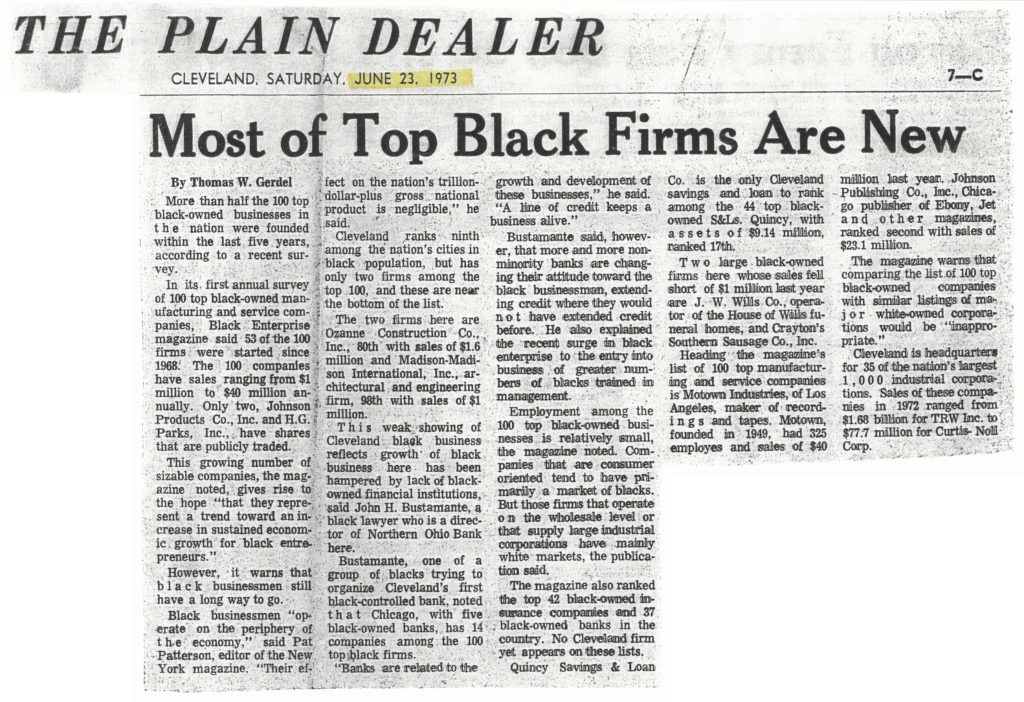 Most of Top Black Firms Are New